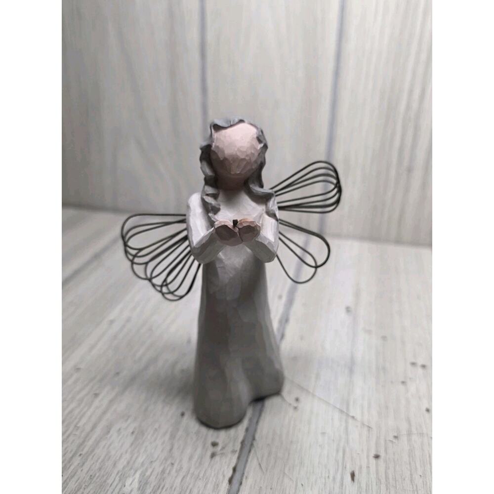 Vtg 2000 Willow Tree Angel Of Freedom Figurine 5" Religious Collectable Gift